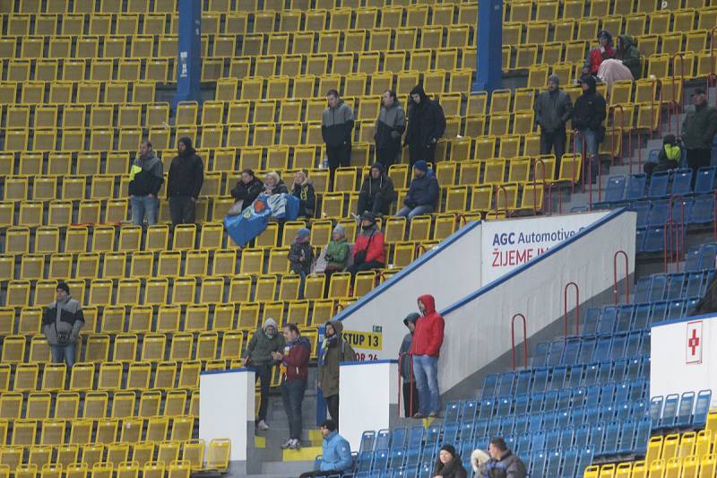 Fanoušci na zápase Teplice - Bohemians