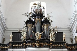 Varhany v bazilice v Bohosudově.