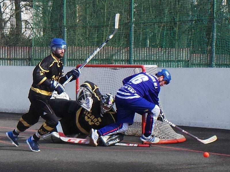 Okresní hokejbalová liga: Perla Řetenice - Krupka Wizards 6:3