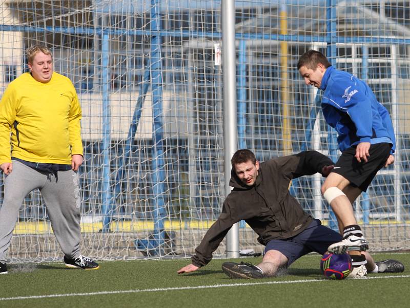 Fanklub FK Teplice hrál fotbal