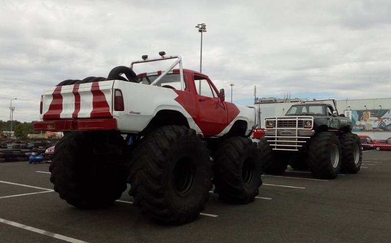 Monster Truck show bude k vidění u obchodního centra Olympie od středy do neděle vždy od 19 hodin. 