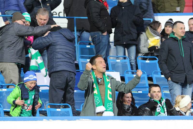 Fanoušci na zápase Teplice - Bohemians