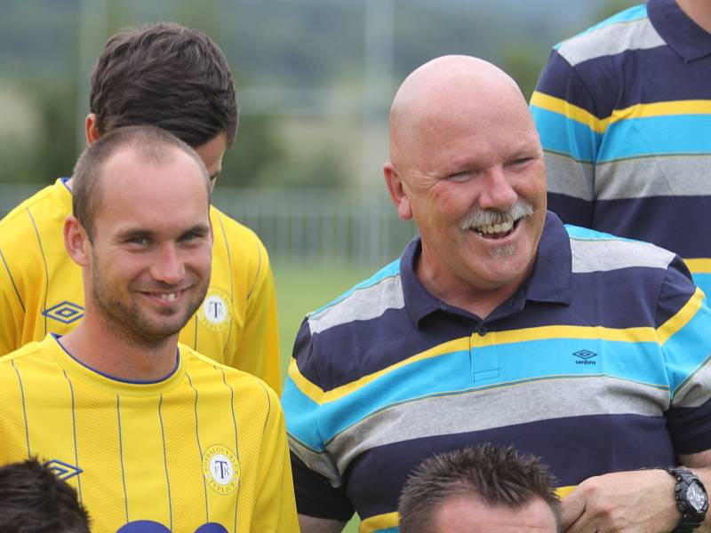 Focení FK Teplice v Modré - Dolejš a Poustka