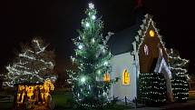 Vánoční strom v Srbicích