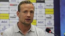 Jiří Jarošík, trenér FK Teplice, na tiskové konferenci.