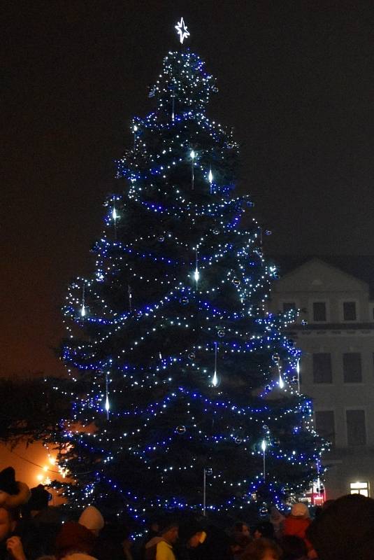 Vánoční strom v Teplicích