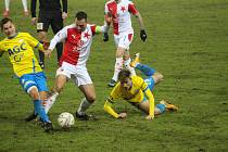 Tepličtí fotbalisté remizovali se Slavií doma 1:1.