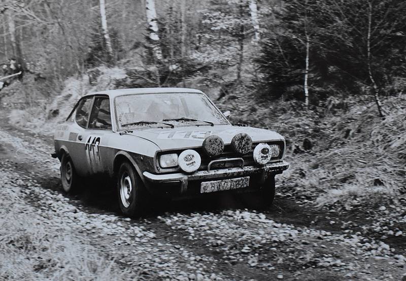 Záběry z dřívějších ročníků Rallye Sklo Union Teplice, která má ve svém archivu Zdeněk Traxler.