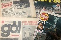 Socialistické časopisy a noviny o sportu