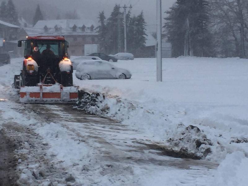 SC Bouřňák též zasypal sníh. 9. 1. 2019