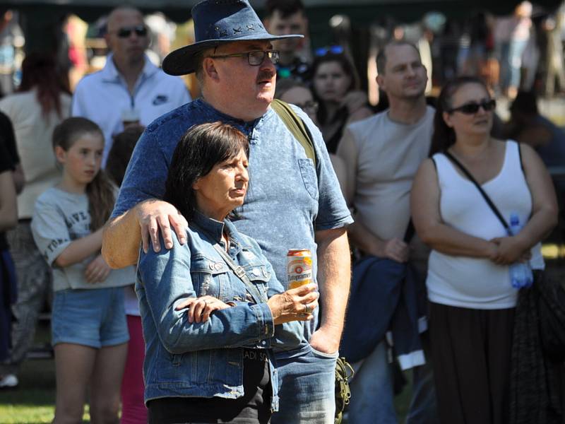 Ze Rtyňských slavností, které se konaly během prvního prázdninového víkendu v obci na fotbalovém hřišti.