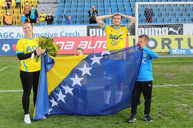 V rozlučkovém duelu Admira Ljevakoviće remizovaly Teplice s Příbramí 2:2.