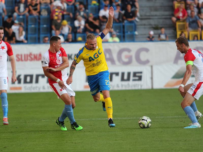 Zápas 2. kola FK Teplice - SK Slavia Praha