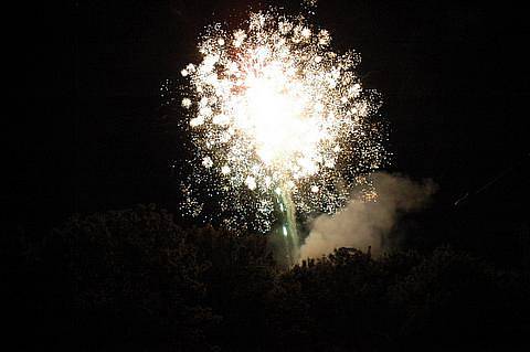 Slavnostní ohňostroj, lázeňská sezóna 2010, Teplice