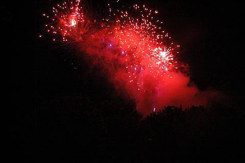 Slavnostní ohňostroj, lázeňská sezóna 2010, Teplice