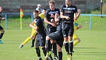 Oldřichov (v černém) - Žatec 1:0