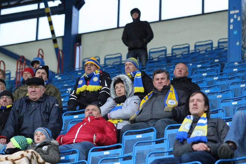 Fanoušci na zápase Teplice - Bohemians