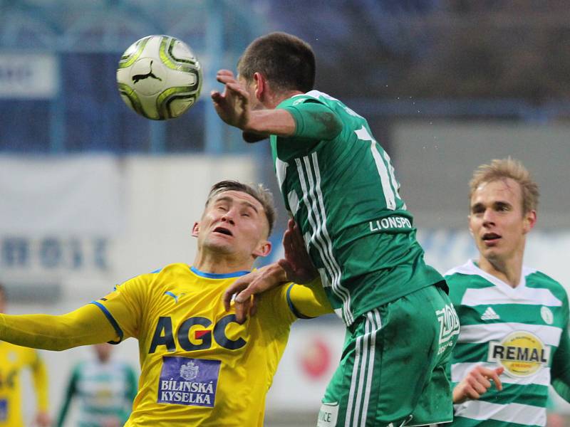 Teplice v 28. kole FORTUNA:LIGY prohrály doma s Bohemians 1:2.