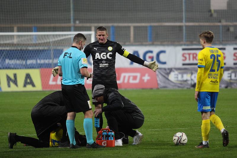 Teplice v důležitém utkání doma prohrály s Pardubicemi 1:2