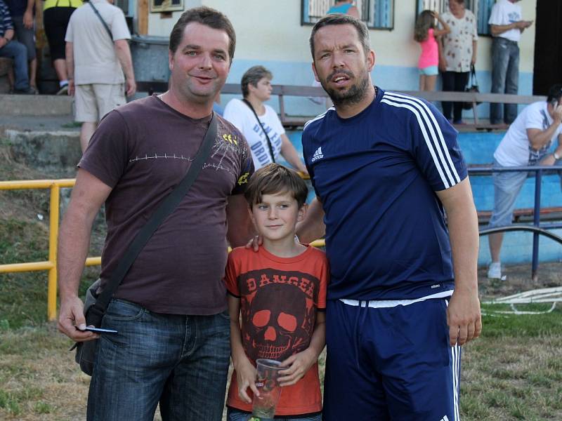 Z přípravného utkání třetiligové Jiskry Domažlice s druholigovým Baníkem Sokolov v Chodově.