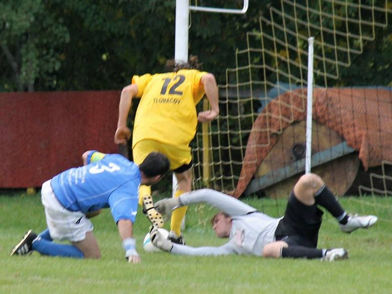 Další fotbalové chodské derby. Tlumačov vs. Milavče.