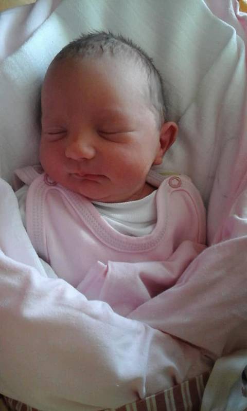 Michaela Lepiešová z Mrákova se narodila 2. října 2018 v domažlické porodnici s váhou 2590 gramů a mírou 45 centimetrů.