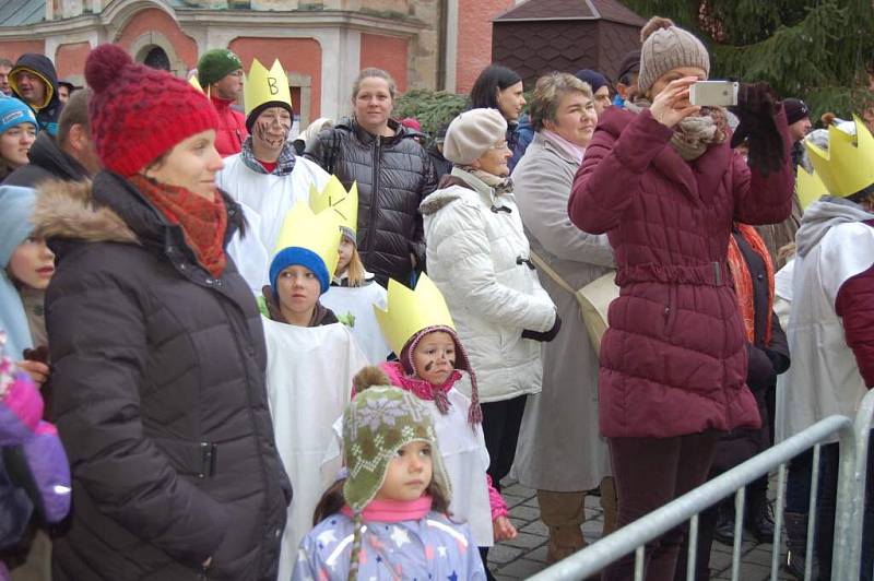 Zahájení Tříkrálové sbírky v Domažlicích