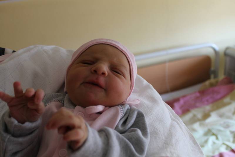 Jasmína Zemanová z Domažlic se narodila 1. prosince v domažlické porodnici. Po narození vážila 3010 gramů a měřila 49 centimetrů.
