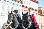 V Domažlicích se uskutečnil jubilejní ročník Svatováclavské jízdy.