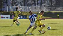 Fortuna:ČFL Jiskra Domažlice (modrobílé dresy) - Olympia Radotín 0:1.