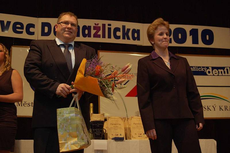 Ze slavnostního vyhlašování ankety Sportovec Domažlicka 2010 v Kolovči.