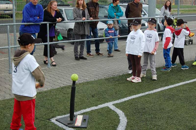 Z baseballového turnaje domažlických školek.