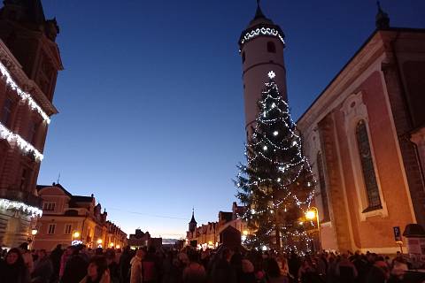 Rozsvícení vánočního stromu v Domažlicích a ve Kdyni.