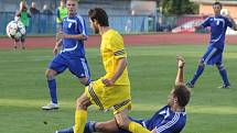 Třetiligové derby mezi FK Tachov a Jiskrou Domažlice.