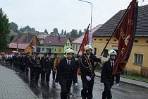 V rámci oslav 140. výročí SDH Kout na Šumavě prošel Koutem také průvod.