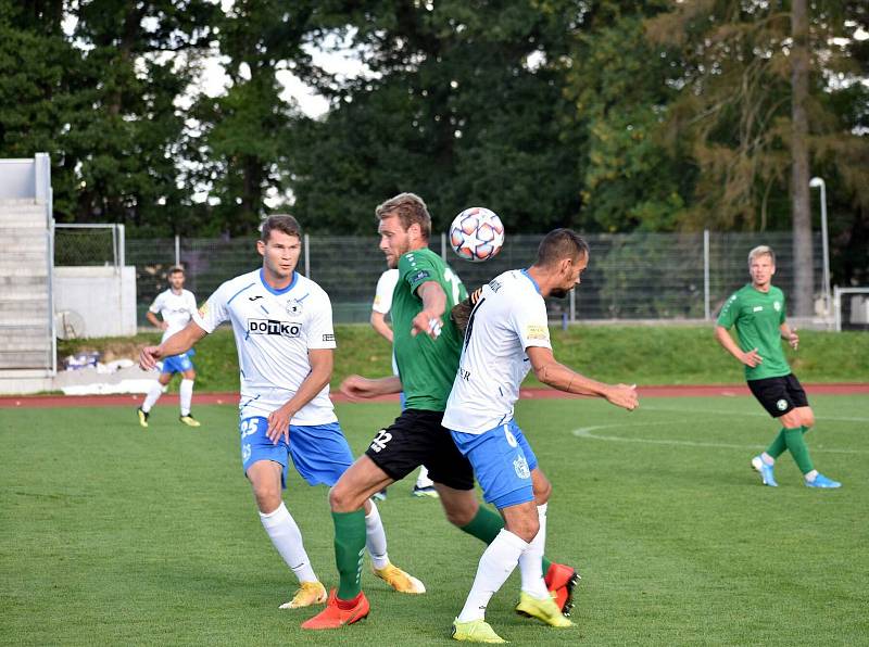 TJ Jiskra Domažlice (bílí) - 1. FK Příbram B 3:0.