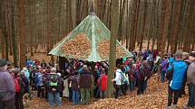 Zamykání České studánky pod Čerchovem.