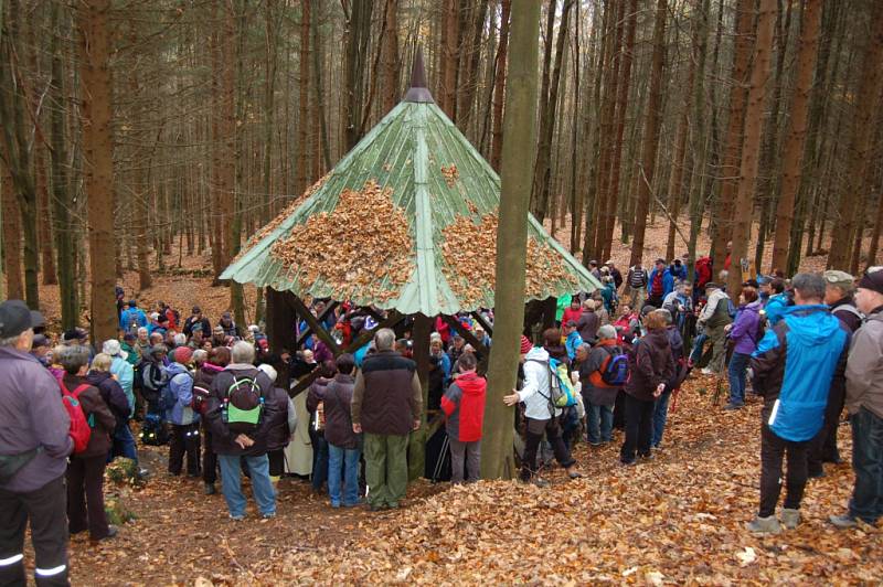 Zamykání České studánky pod Čerchovem.