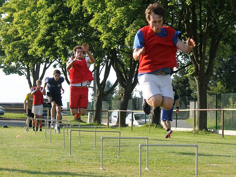 Letní drill fotbalistů Jiskry Domažlice B. 