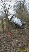 Havárie osobního auta u Žďánova.