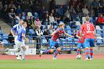 Viktoria Plzeň B (v červených dresech) utrpěla na Chodsku debakl. S Domažlicemi padla vysoko 0:8.