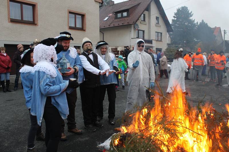 Masopust probíhal v sobotu také v Nevolicích a ve Stráži 