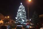 Vánoční strom ve Kdyni.