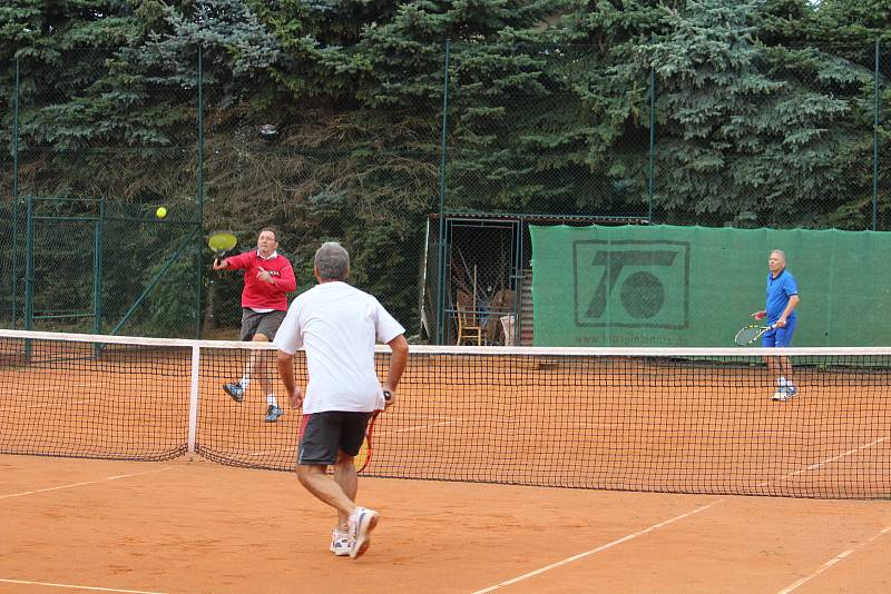 Tenisový turnaj čtyřher nad 50 let Šumavská padesátka v Domažlicích 25.8.2018