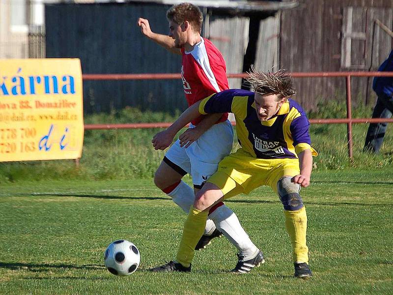 Z chodského derby mezi Tatranem Chodov a Spartakem Klenčí. 