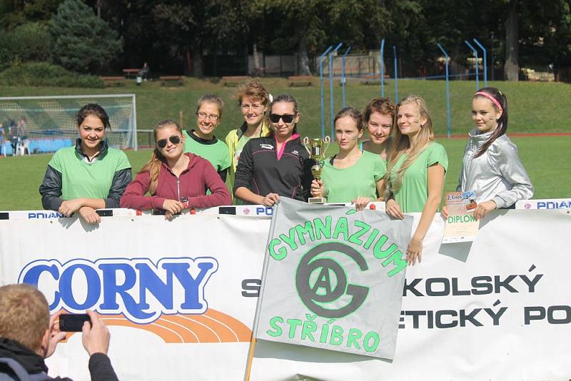 Corny středoškolský atletický pohár 2012 - oblastní kolo.
