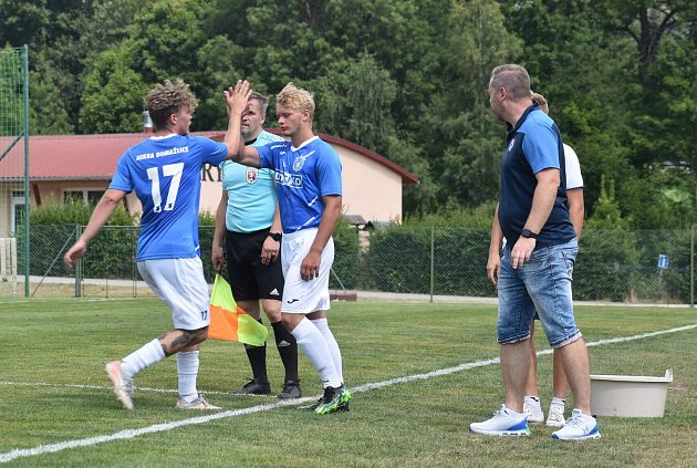 Letní příprava: FK Tachov - TJ Jiskra Domažlice B (modří) 2:3.