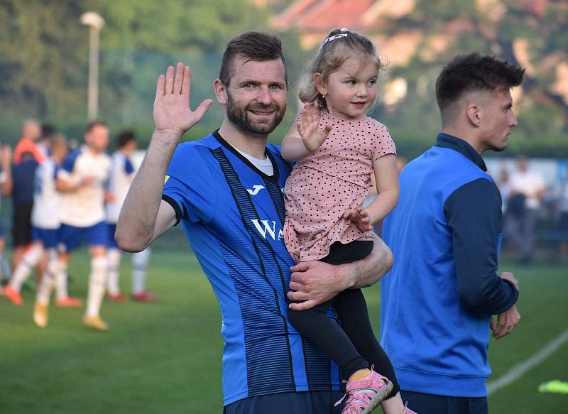 29. kolo FORTUNA ČFL A: Králův Dvůr - Jiskra Domažlice 2:1.