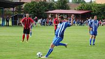 Staňkovští fotbalisté zdolali hokejisty Plzně 4:2.