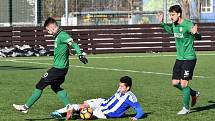 Přípravné utkání na umělé trávě v Sokolově, FK Baník Sokolov - TJ Jiskra Domažlice 2:1